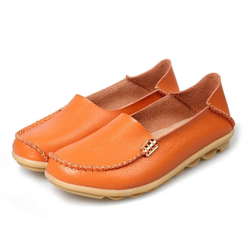 Camel Toe Loafers Senior Ladies Flat Shoes Comfortable Loafers