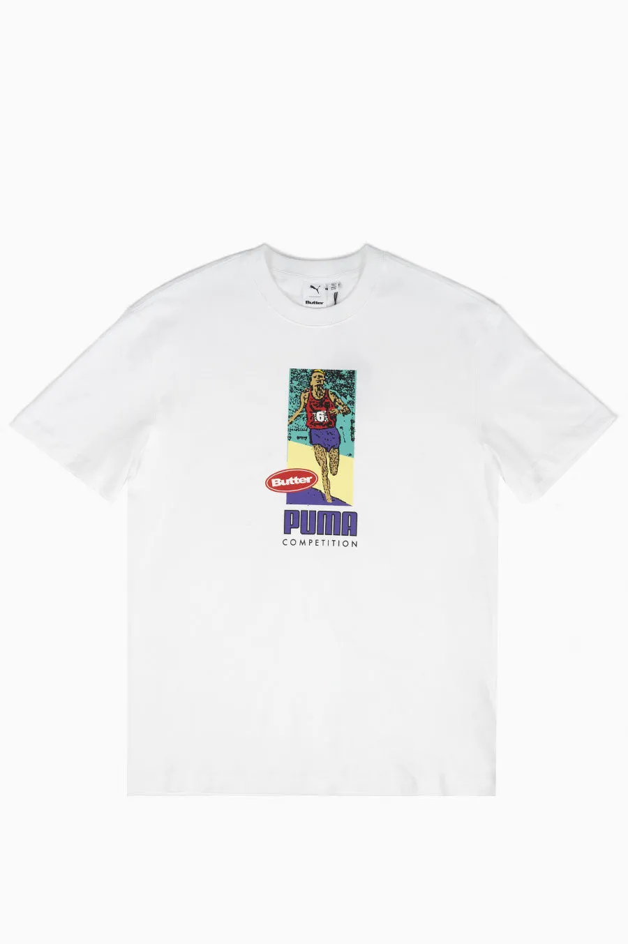 PUMA X BUTTER GOODS GRAPHIC TEE WHITE Asics Upcourt 6 Indoor Court Shoes