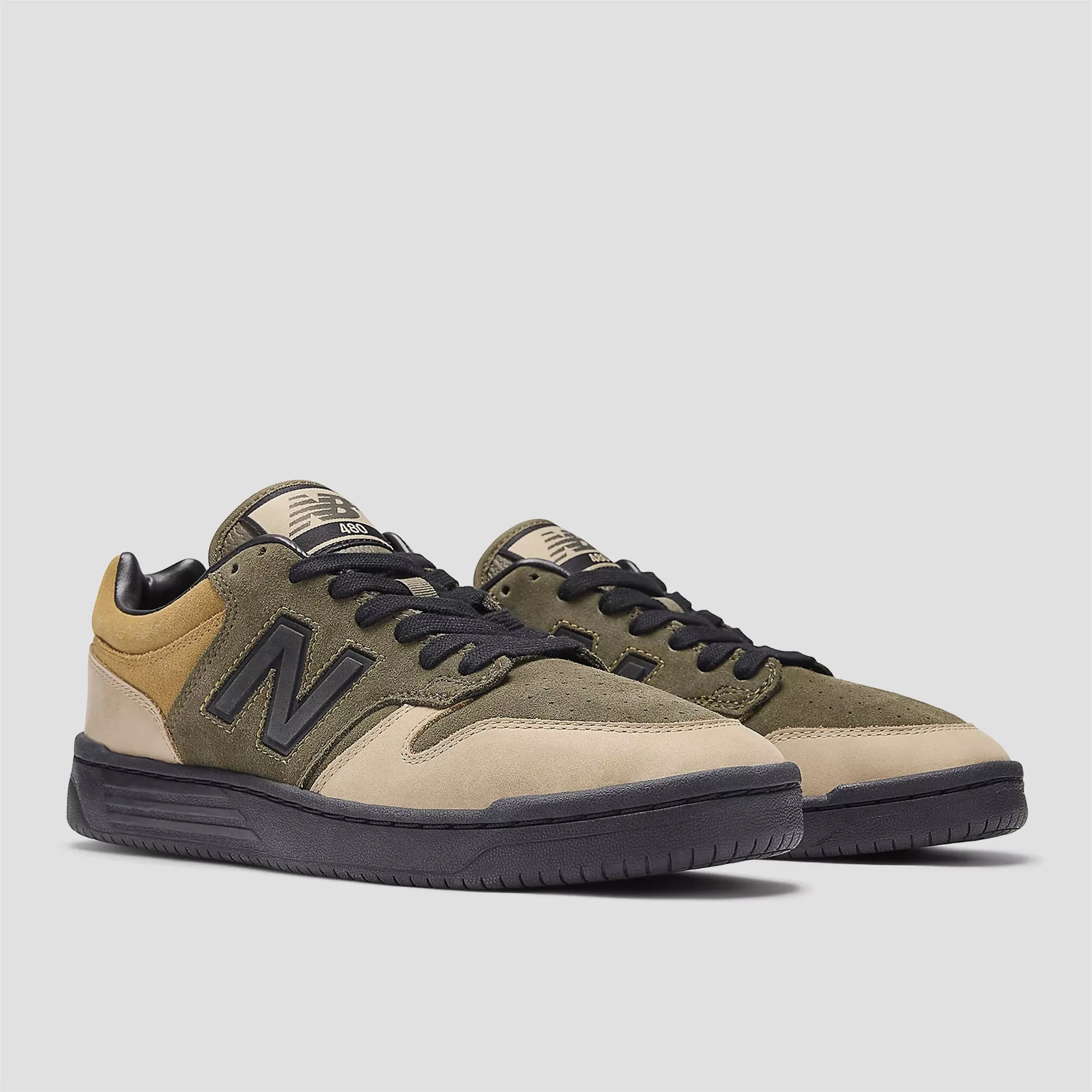 Kendall Jenner New Balance New Balance 480 Skate Shoes Olive / Tan