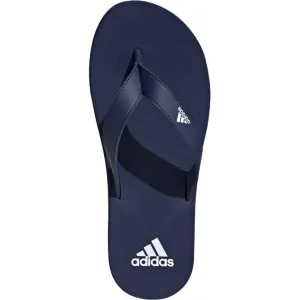 Adidas Mens Dark Blue/White Eezay Flip Flop Casual Thongs Across Sandals