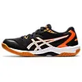 Asics Gel-Rocket 10 Men Black/Shocking Orange Asics Swim Bike Run Shoes