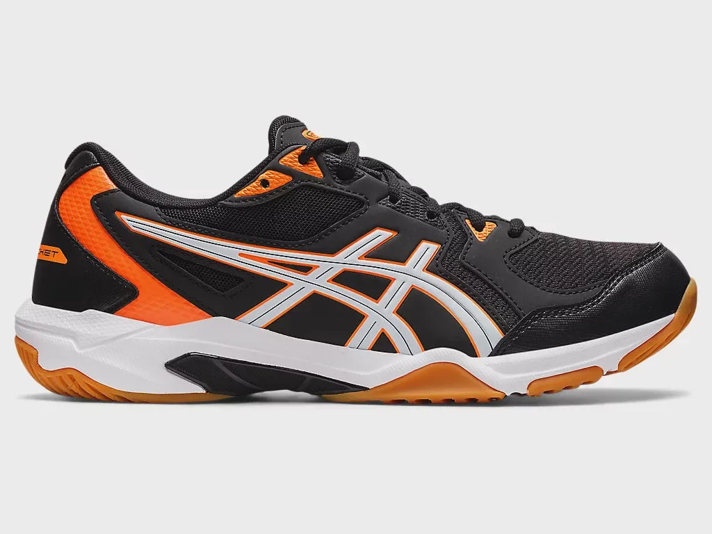Asics Gel-Rocket 10 Men Black/Shocking Orange Best Asics Everyday Shoes