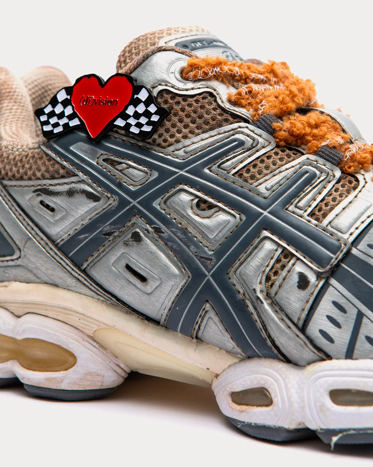 Asics Split Second 9 Le Wrestling Shoes GEL-Nimbus 9 Furry Coffee / Silver Low Top Sneakers