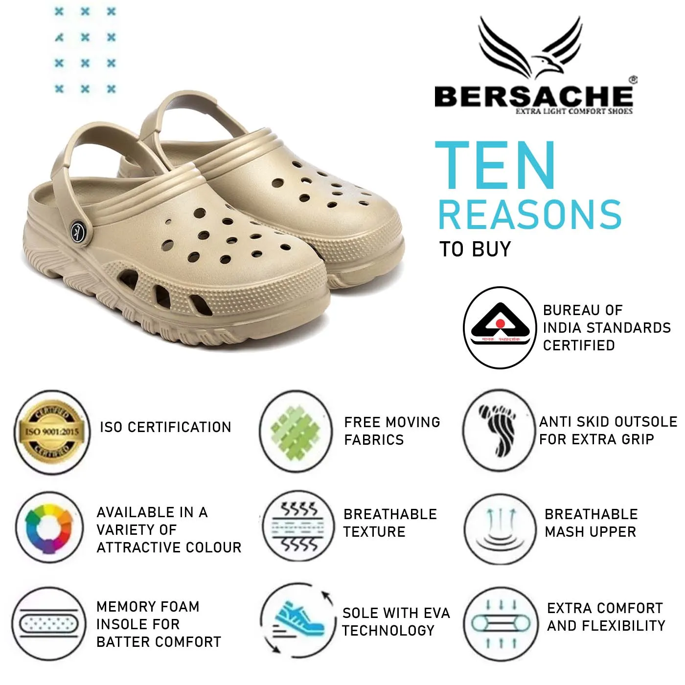 Hard Bottom Slippers Bersache Extra Soft Classic Casual with  Regular wear with Ultra Soft & Flexibility Technology Flip Flop for Men's & Boy's (6091-Beige)