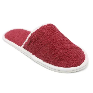 Beauty Supply Slippers Bath Slippers - Maroon
