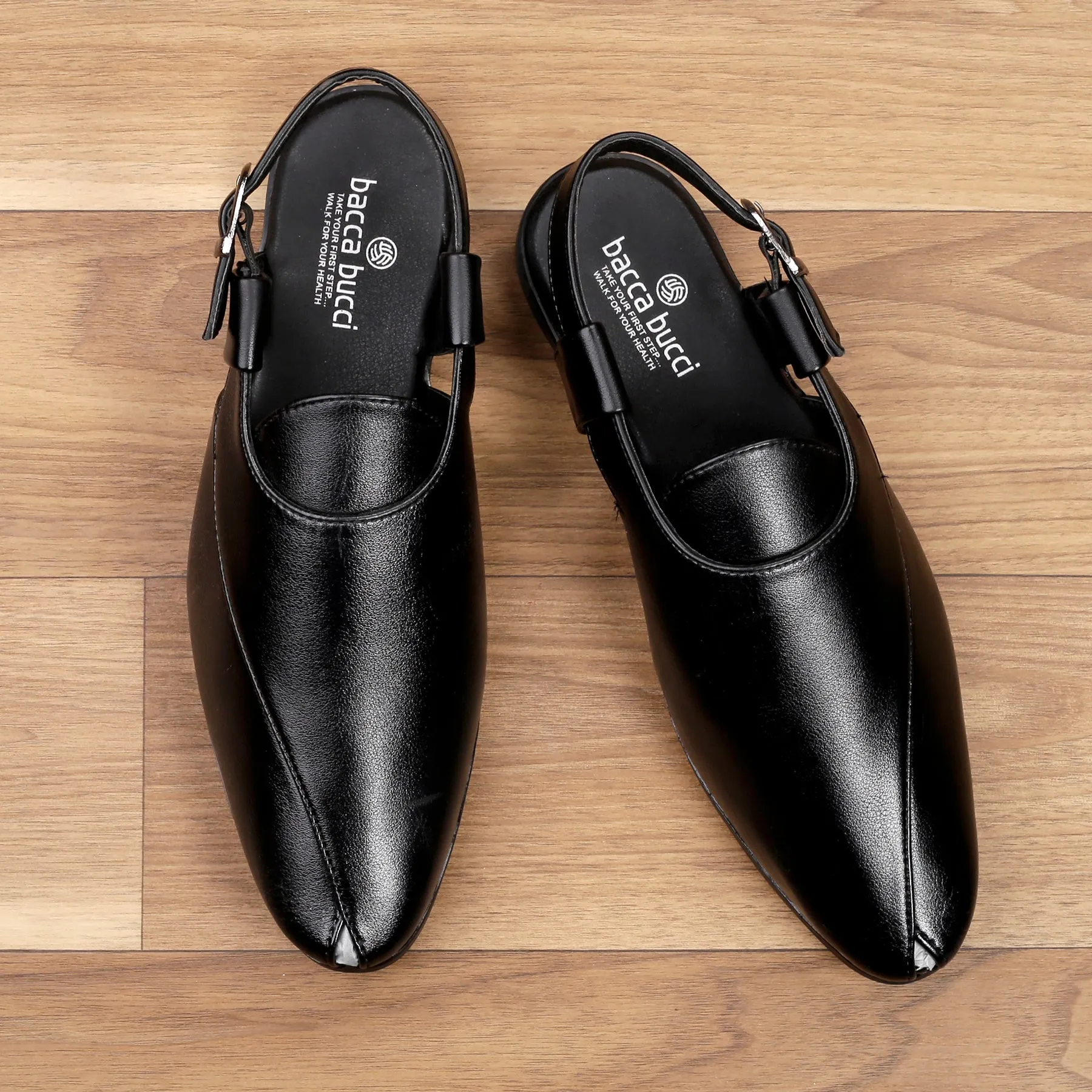 Notre Dame Slippers Bacca Bucci NOBILITY Close-Toe Outdoor Open Ethnic Sandals with Buckle