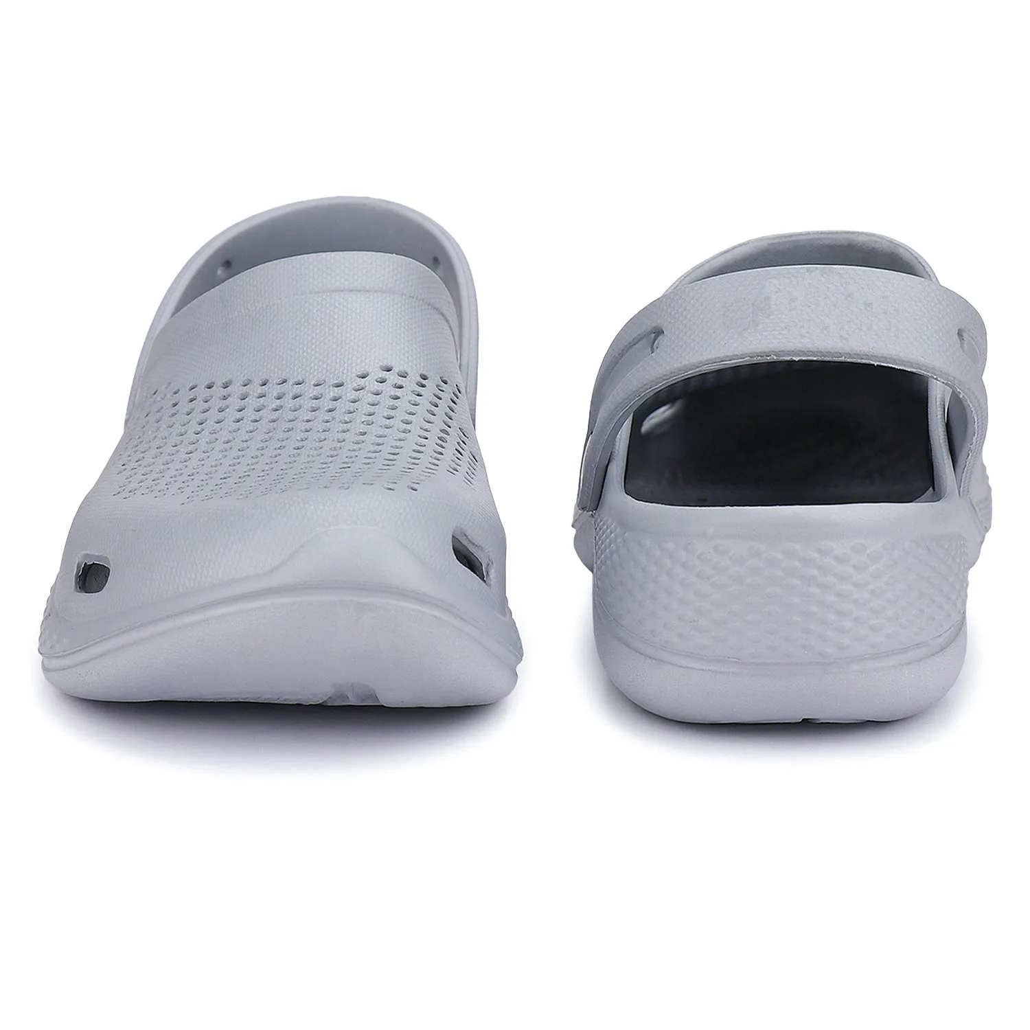 Bersache Extra Soft Classic Casual with  Regular wear with Ultra Soft & Flexibility Technology Clogs for Men's & Boy's- 6012- Grey Softball Slippers