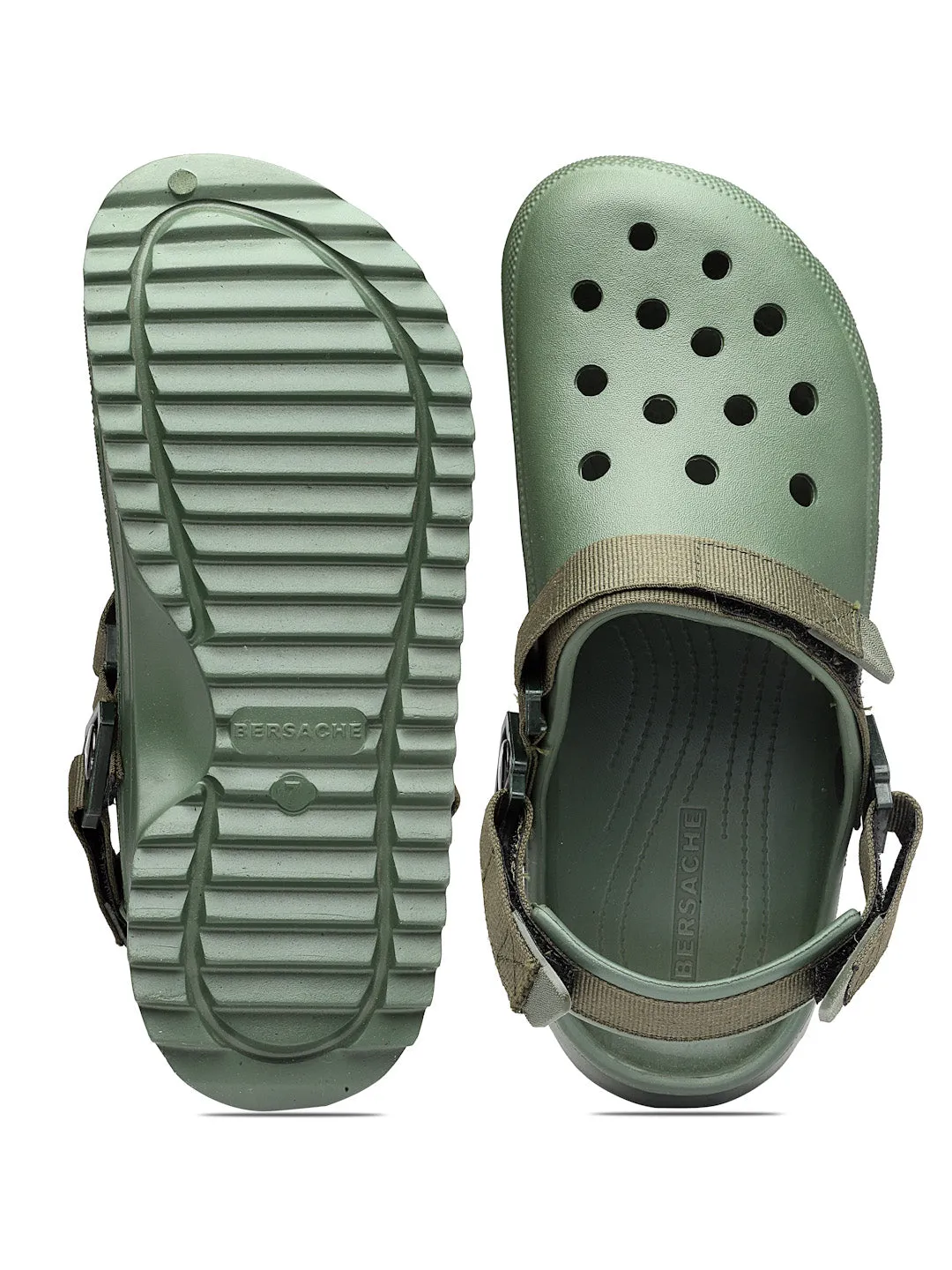 Bersache Extra Soft Classic Casual with  Regular wear with Ultra Soft & Flexibility Technology Flip Flop for Men's & Boy's (6139-Green) Hey Dude House Slippers