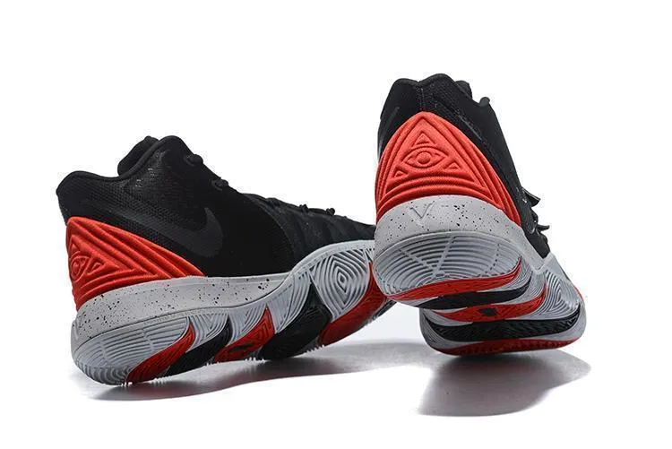 Best Asics Indoor Court Shoes Nike Kyrie 5 Black White Red Men Basketball Shoes Sale Size US 7-12