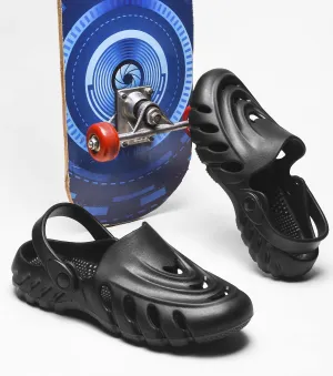 Bersache Extra Soft Classic Casual with  Regular wear with Ultra Soft & Flexibility Technology Clogs for Men's & Boy's 6063-Black Fake Tasman Slippers