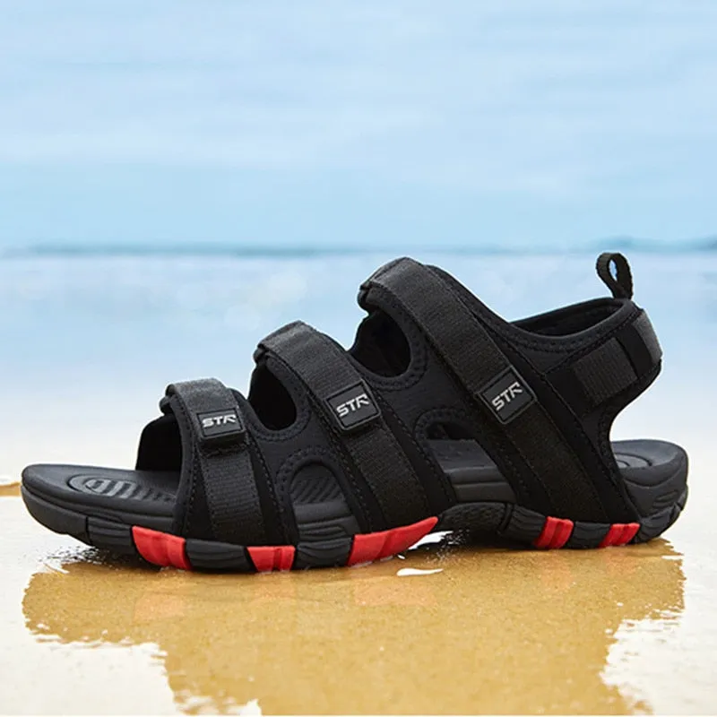 Flat Feet Athletic Shoes UPUPER Summer Sandals Men Shoes 2019 Gladiator Men's Sandals Roman Flip Flops Flat Sandals Outdoor Shoes
