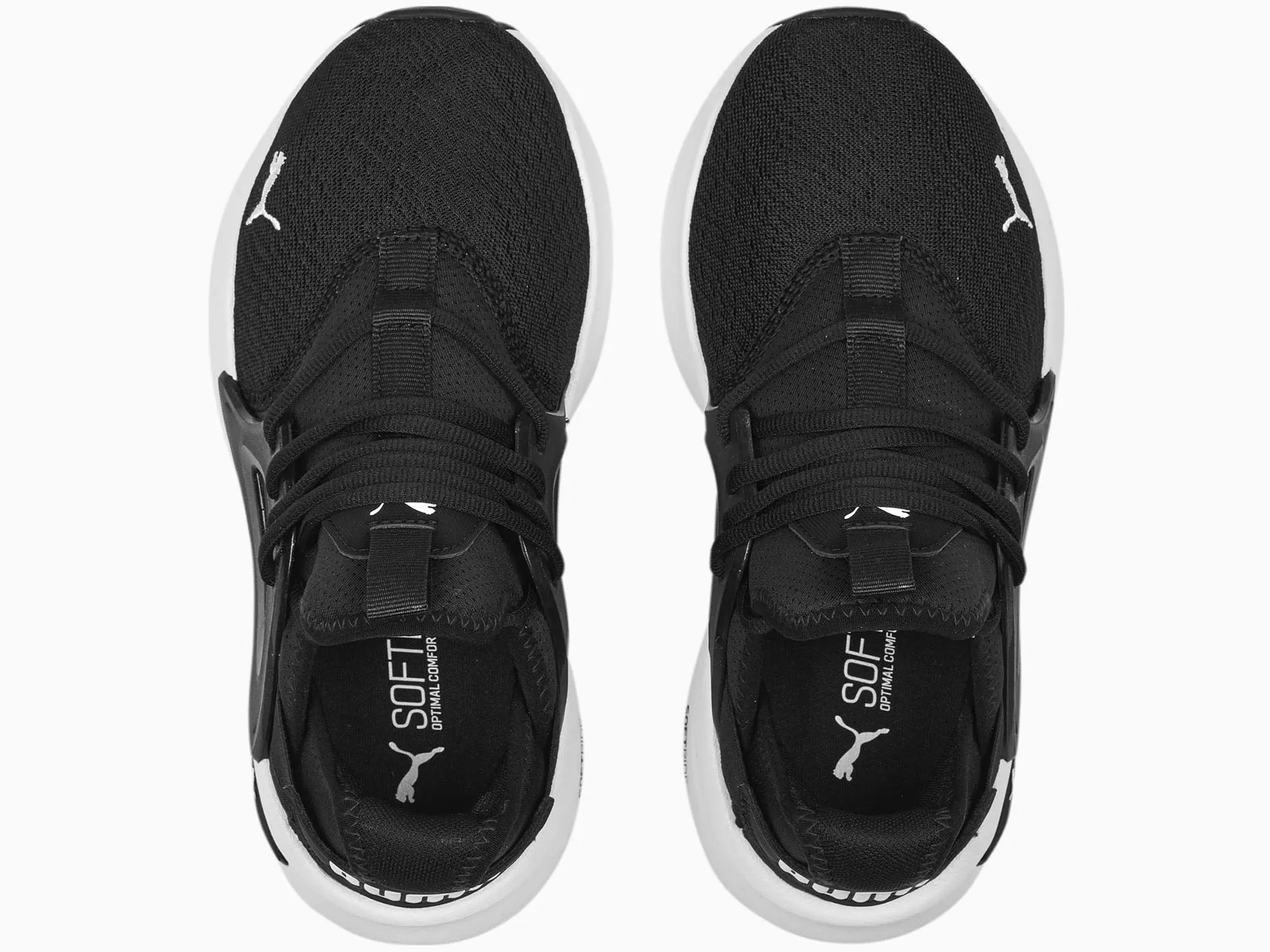 Puma Cat Golf Shoes Puma Womens Softride Enzo Nova Shine Running Shoes Black <br> 377917 01