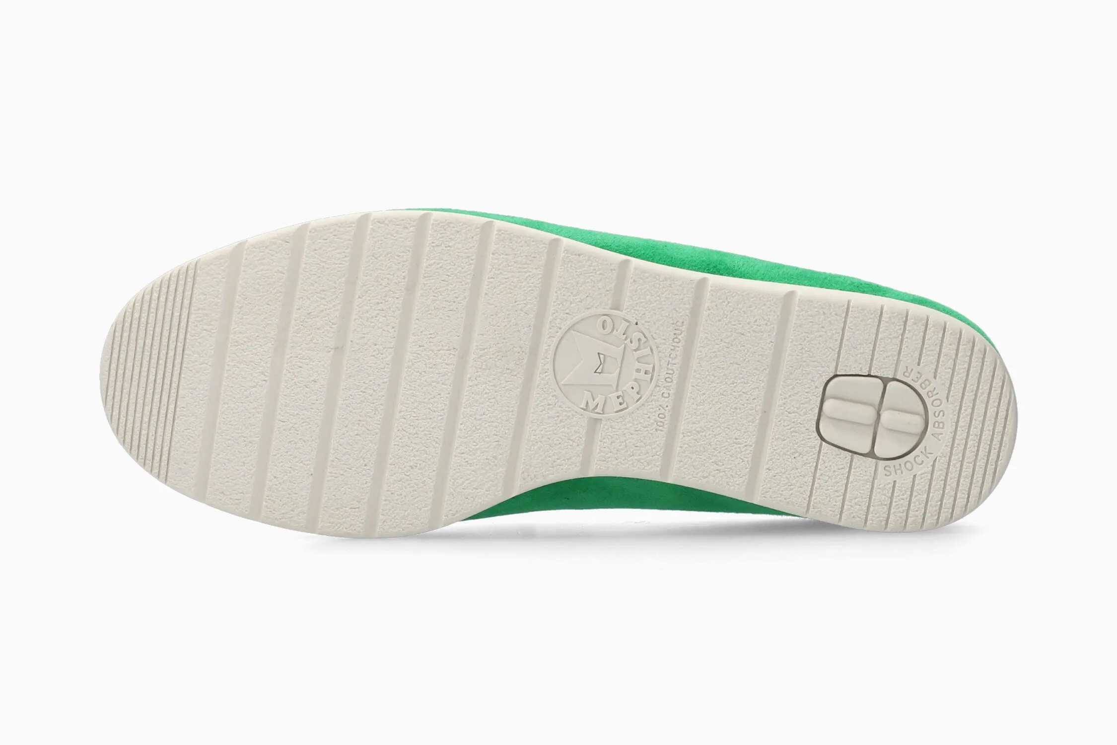 Block Heel Slip On Volga - Green