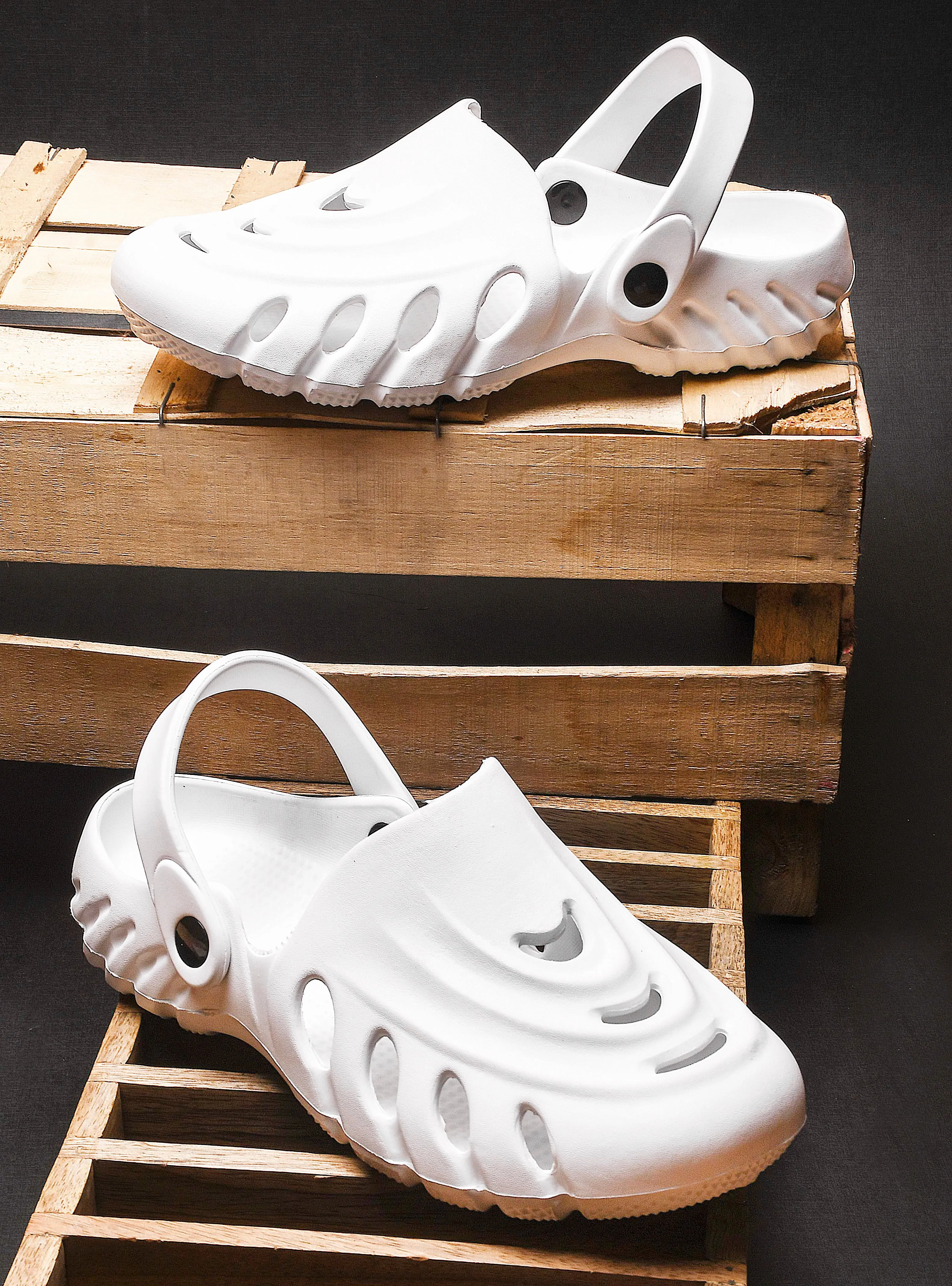 Bersache Extra Soft Classic Casual with  Regular wear with Ultra Soft & Flexibility Technology Clogs for Men's & Boy's 6069-White Nightmare Before Christmas Slippers