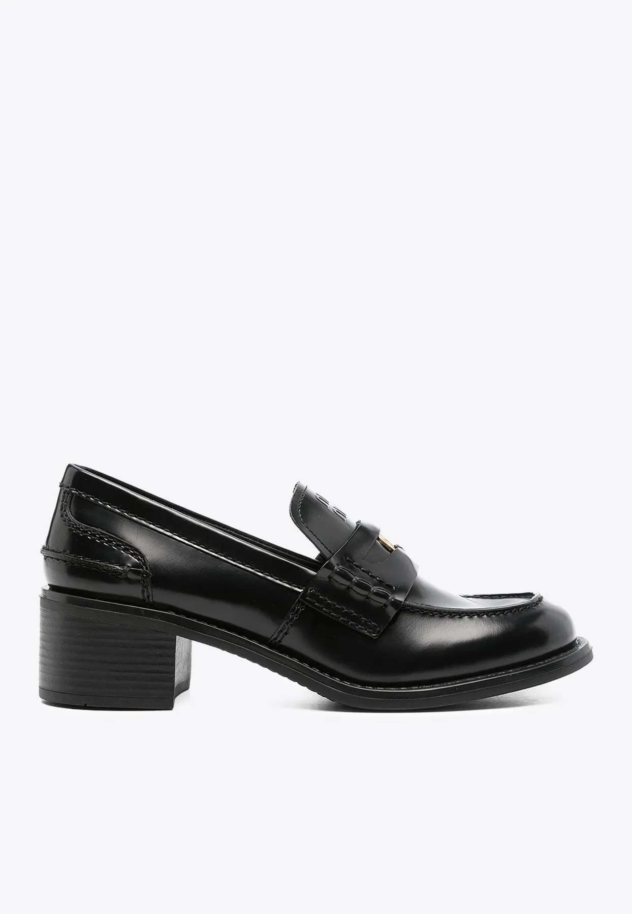 Brushed Leather Penny Loafers Neutral Loafers