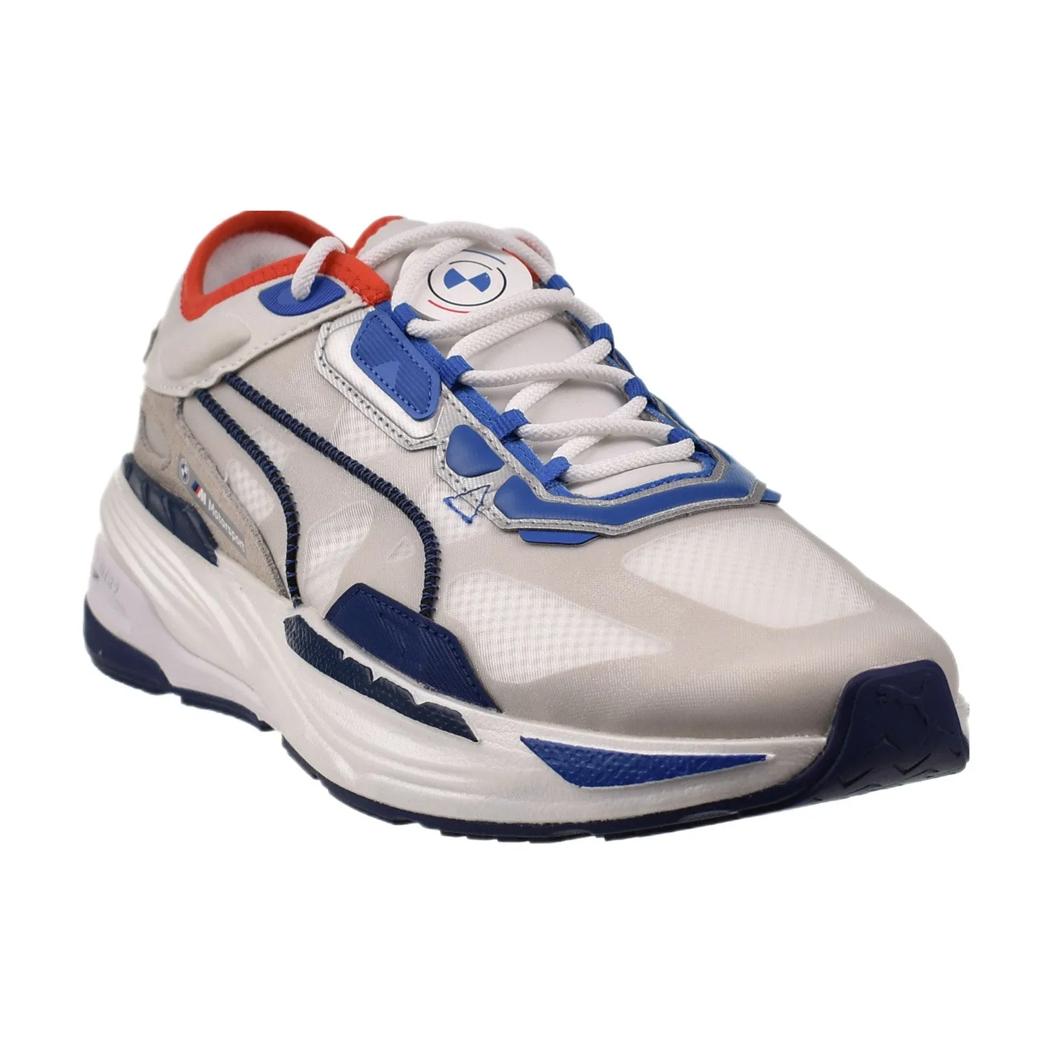 Puma BMW Extent Nitro Assembly Men's Shoes White-Blue Asics Ortholite Shoes