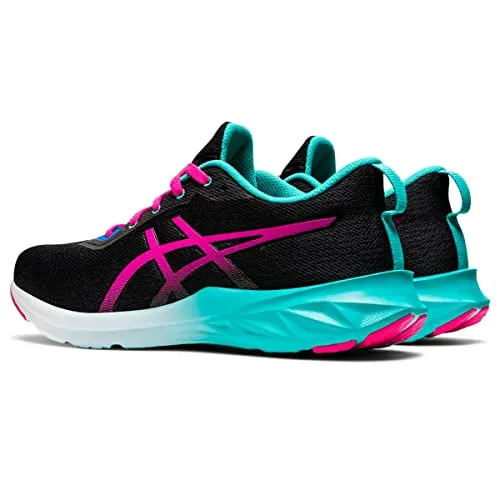 ASICS Women's VERSABLAST 2 Running Shoes, 9, Black/Pink GLO Asics Shoes For Shin Splints