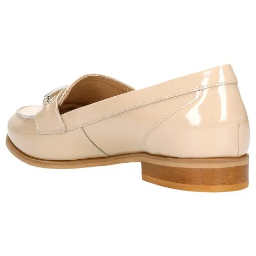 Wojas Beige Leather Loafers | 46074-34 Davie Oxfords
