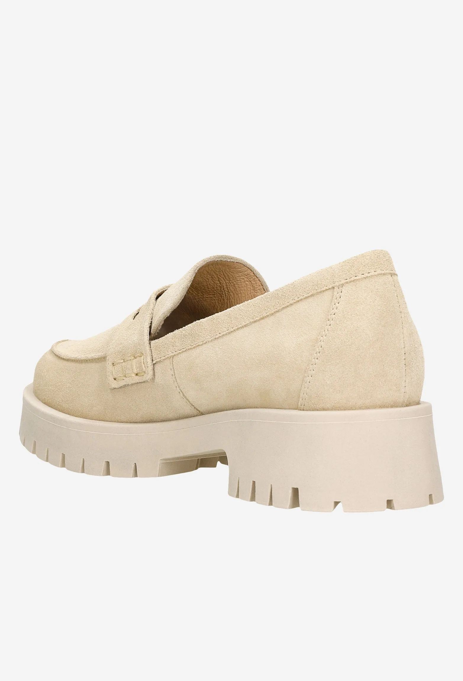 Wojas Beige Leather Loafers | 46124-64 Tactical Oxfords