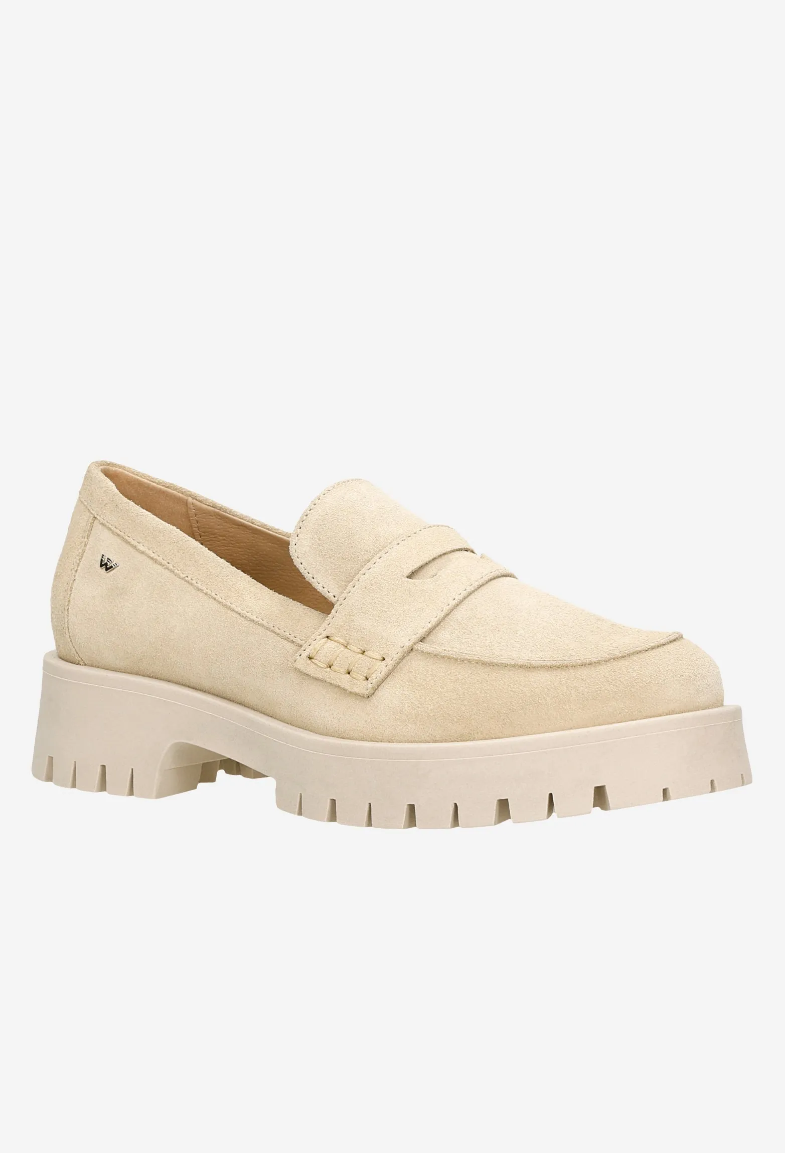 Best Oxfords Under 300 Wojas Beige Leather Loafers | 46124-64