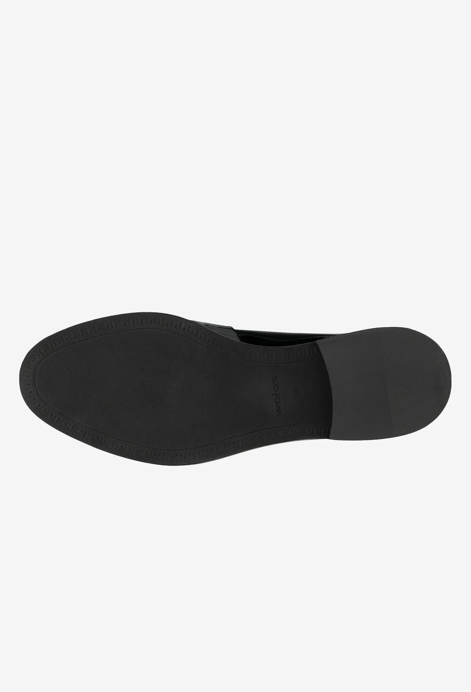 8053 Vintage Smooth Leather Oxford Shoes Wojas Black Patent Leather Loafers | 4606931