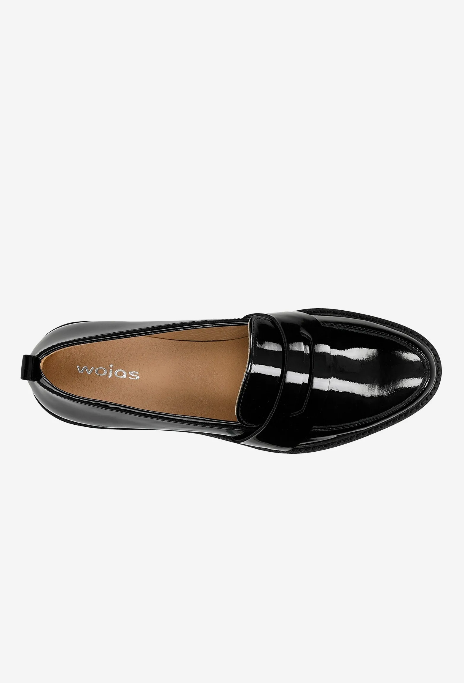 Oxford Or Loafer Wojas Black Patent Leather Loafers | 4606931