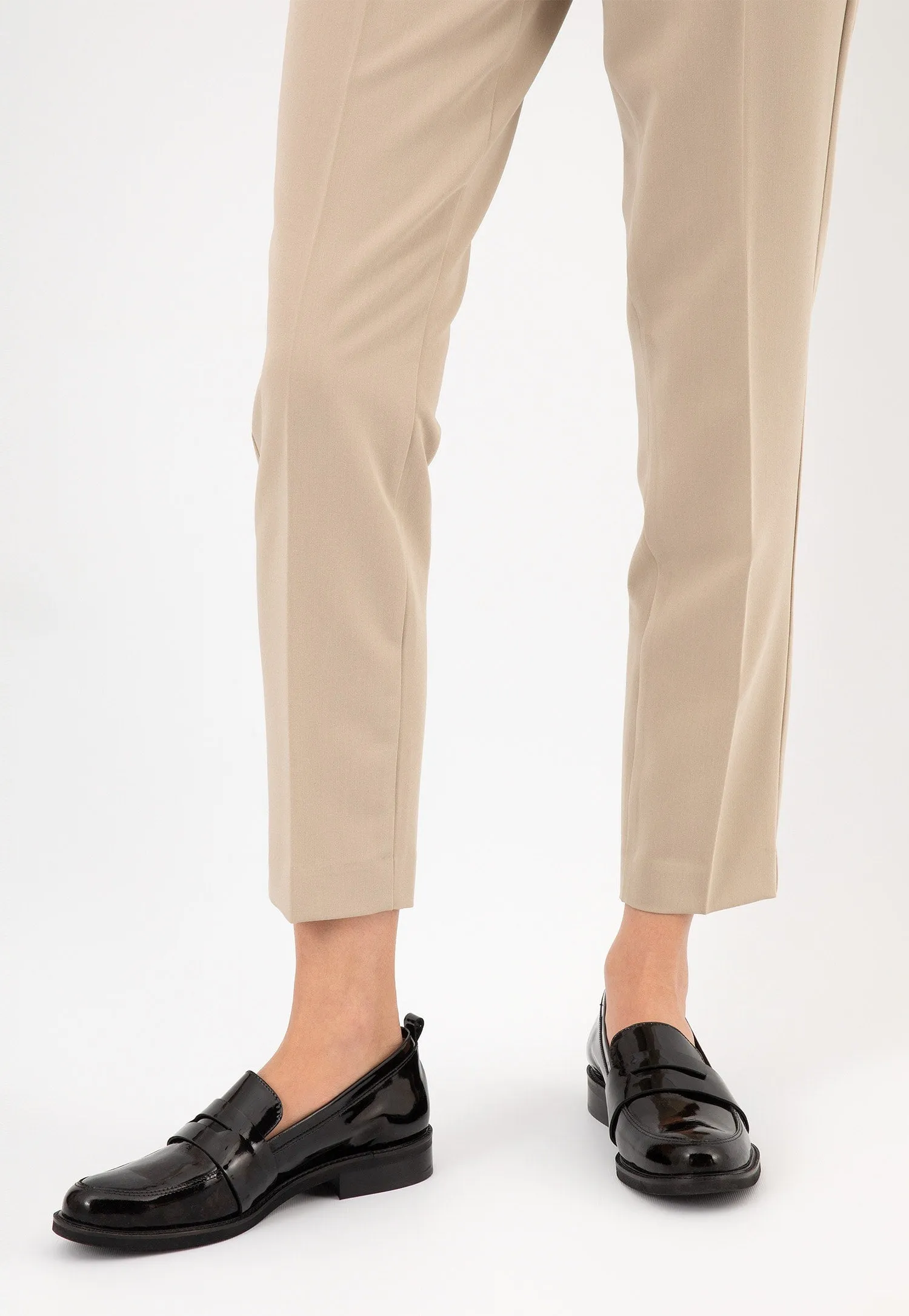 Wojas Black Patent Leather Loafers | 4606931 Allen Edmonds Oxfords