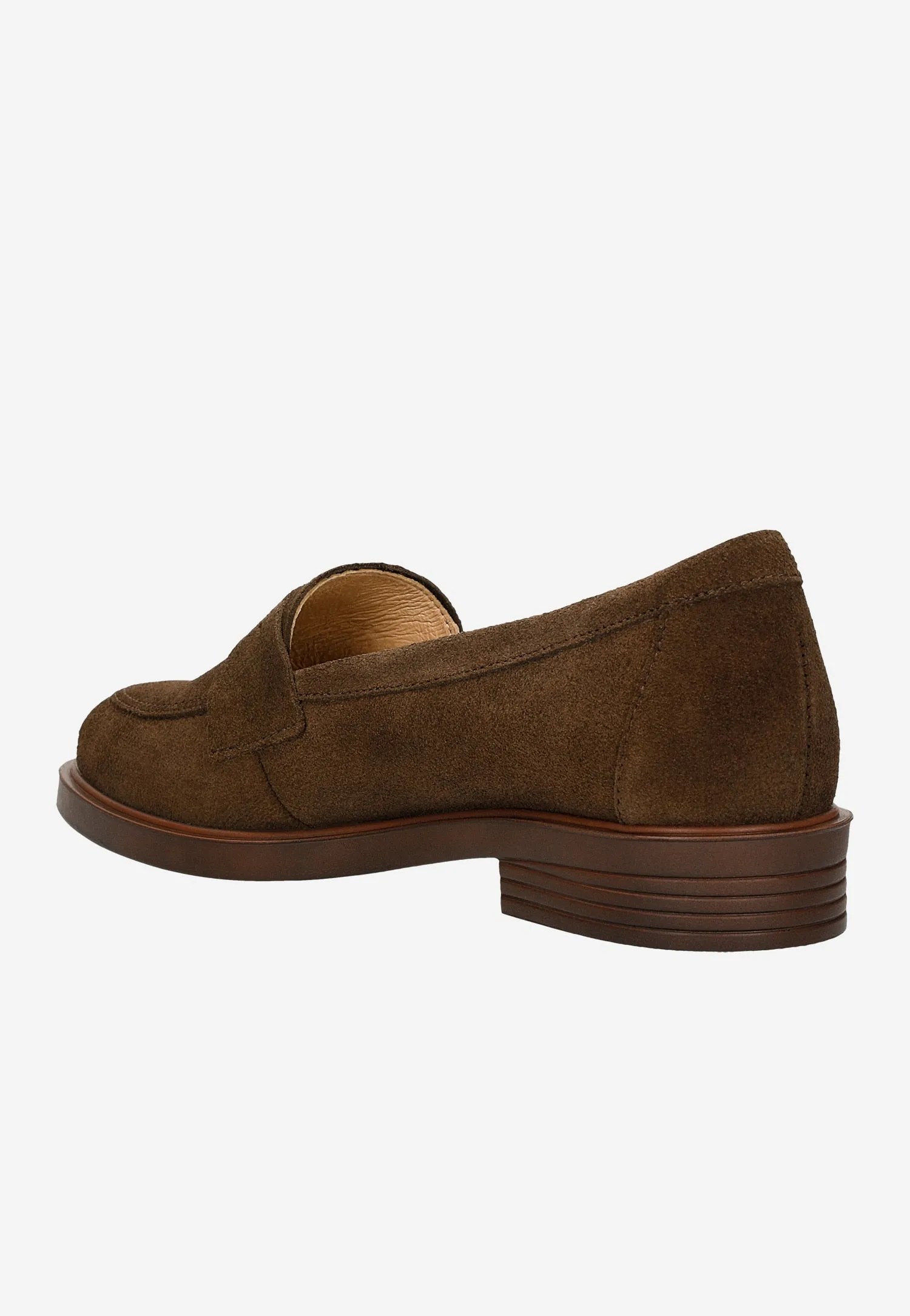Wojas Brown Velour Leather Loafers | 4622262 Ankle Strap Oxfords