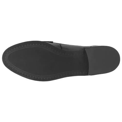 Wojas Women's Classic Black Patent Leather Loafers with Chain | 4601231 Oxford Button Down Shirts