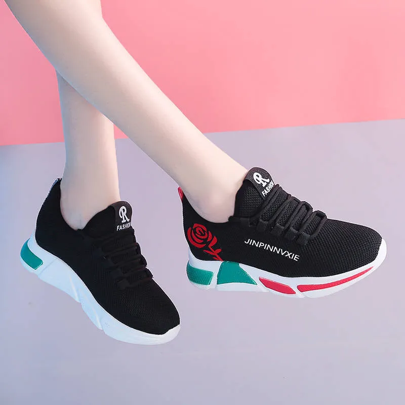 Casual Big Shoes Women casual shoes / Breathable Mesh platform Sneakers for Women