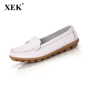Bass Weejun Loafers Women genuine Leather Shoes Slip on women Flats Comfort shoes woman moccasins Spring summer Winter shoes