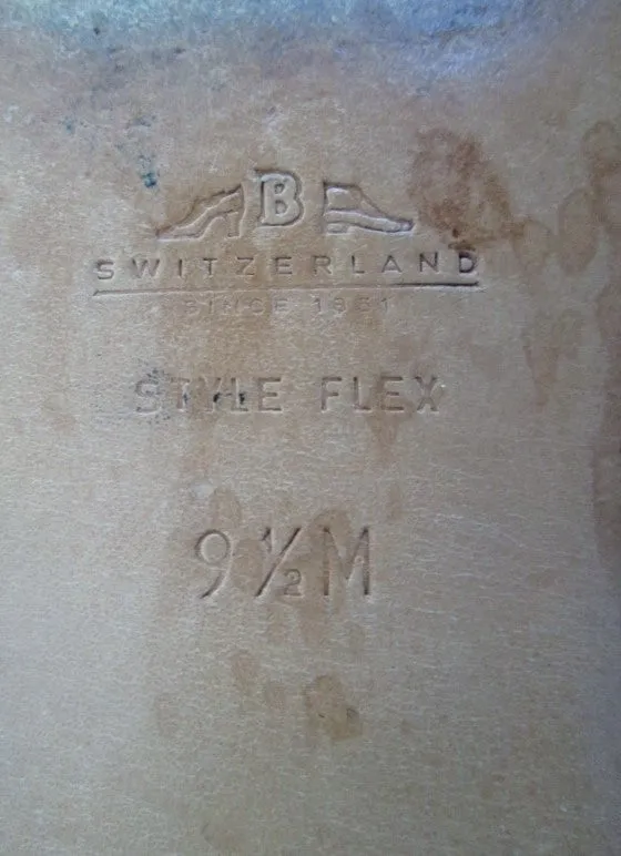 Womens BALLY RUTA Italy Slip On SHOE Loafer BLACK LEATHER 9.5 WHITE HORSEBIT Comfort Chunky Loafers