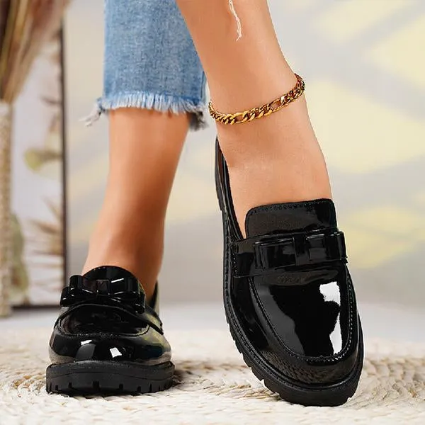 Best Suede Loafers Women's Casual Bow Slip-On Loafers 36478711S