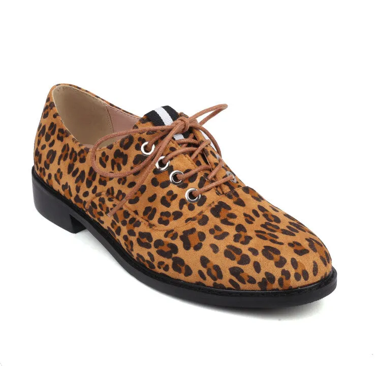 Women's Lattice Lace-Up Flats Oxford Shoes Dirty Laundry Oxfords