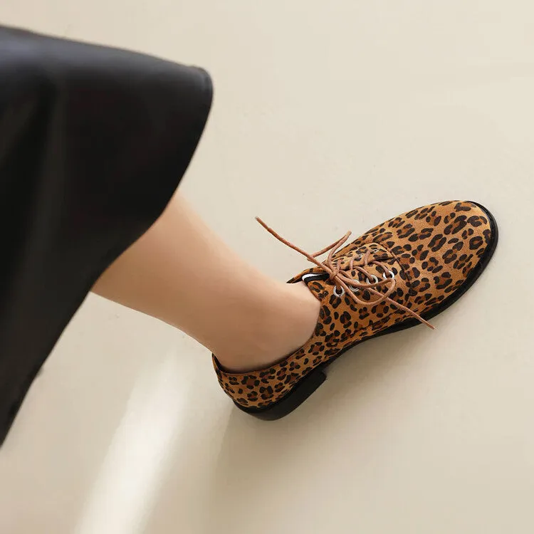 Helsinki Cap Toe Oxfords Women's Lattice Lace-Up Flats Oxford Shoes