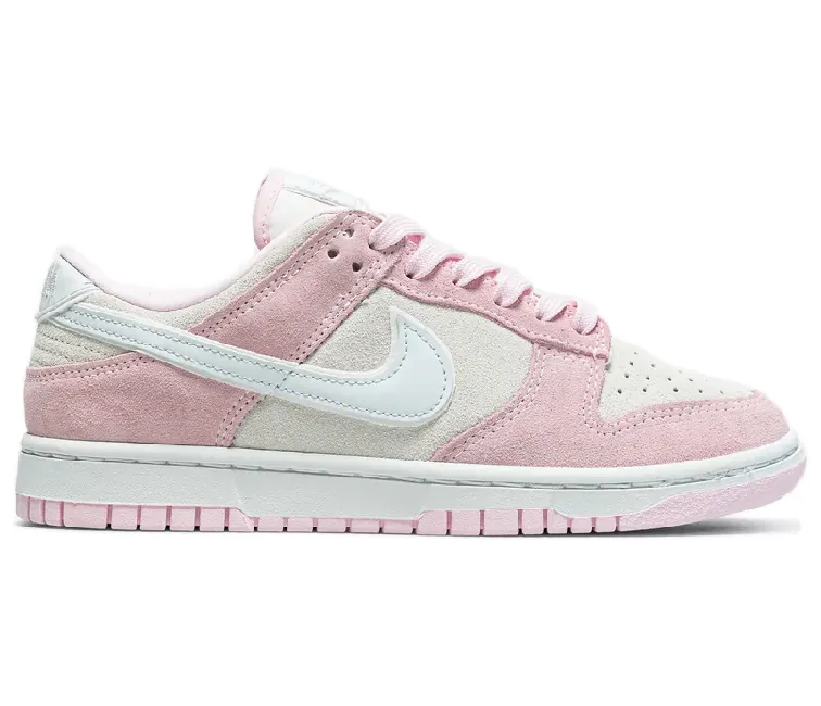 Women's Nike Dunk Low LX (Pink Foam) Asics Throwback Wrestling Shoes