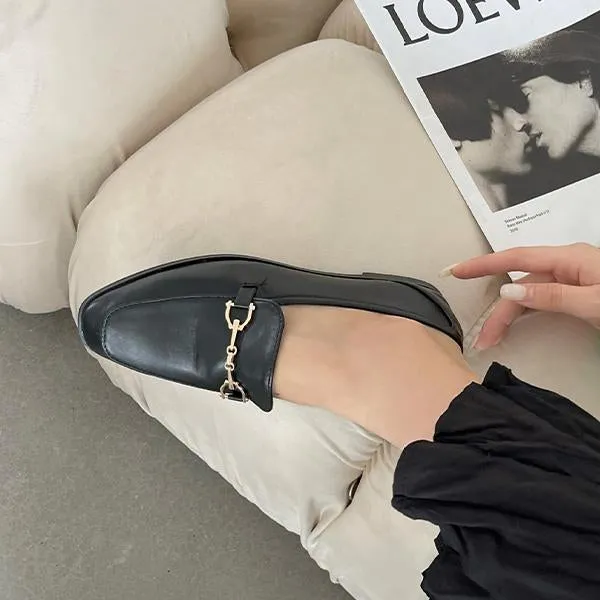 Women's Retro Horsebit Flat Loafers 79882601S Best Insoles For Loafers