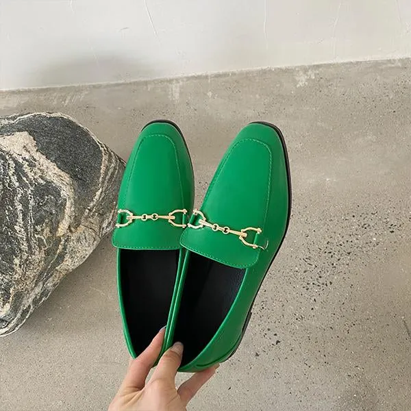 Women's Retro Horsebit Flat Loafers 79882601S Designer Lug Sole Loafers