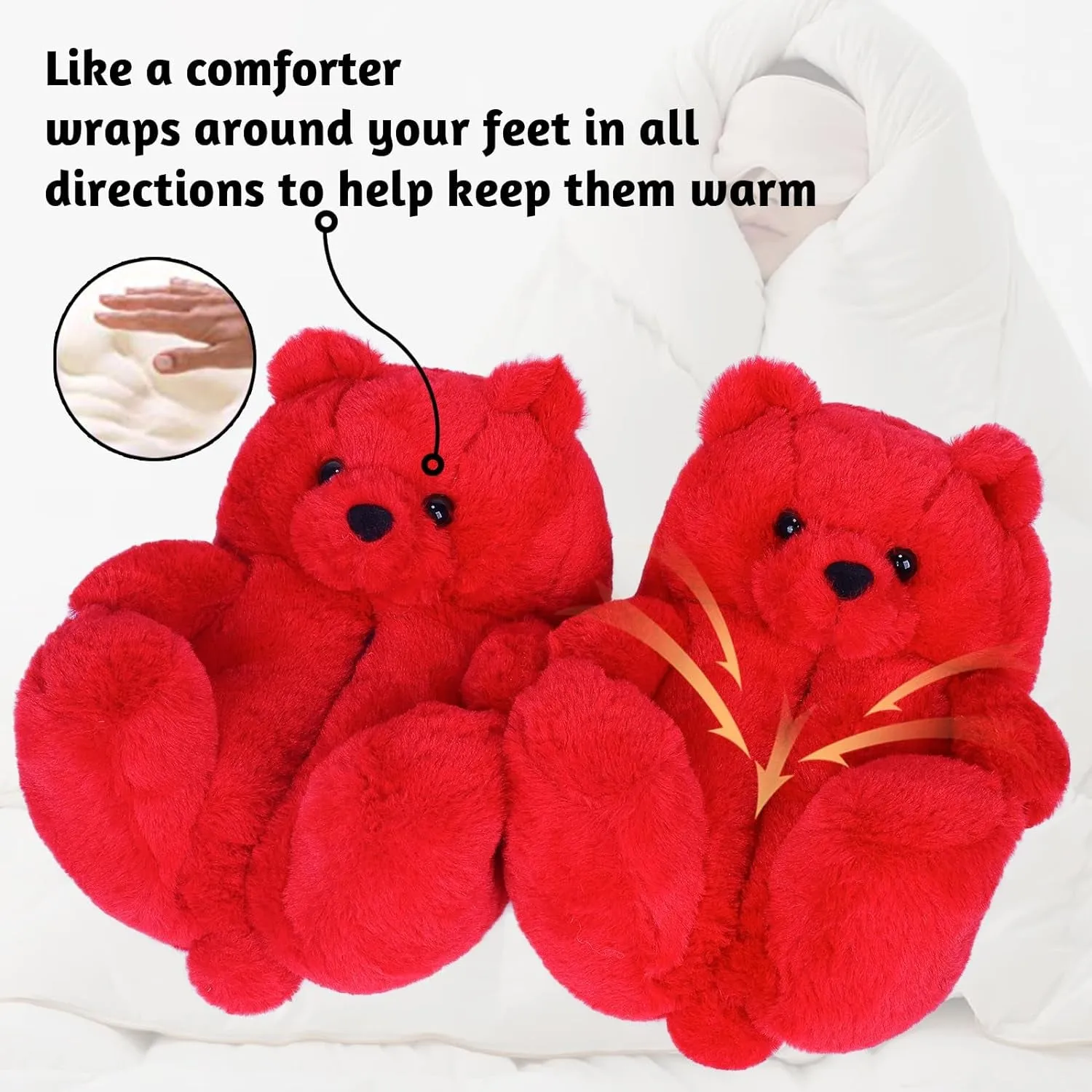 All Terrain Slippers Womens Teddy Bear