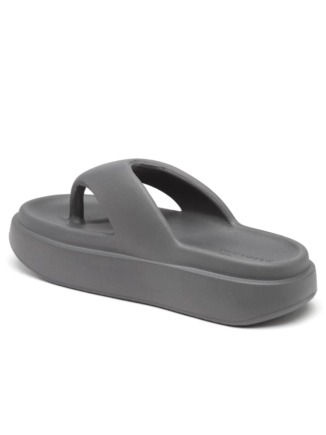 Bersache Extra Soft Classic Casual with  Regular wear with Ultra Soft & Flexibility Technology Flip Flop For women's/Girl's-(6110-Grey) Sheepskin Moccasin Slippers