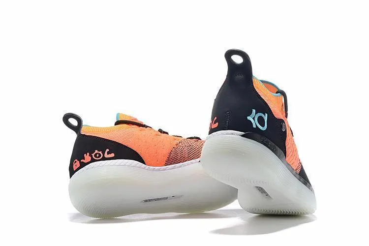 Nike Zoom KD11 Orange Black Men Shoes Sneaker Sale Size US 7-12 Asics Gel-resolution 8 Clay Tennis Shoes