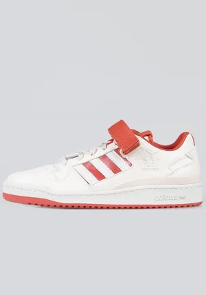 X Parley Forum Low - Chalk White/Red New Edition Adidas Shoes