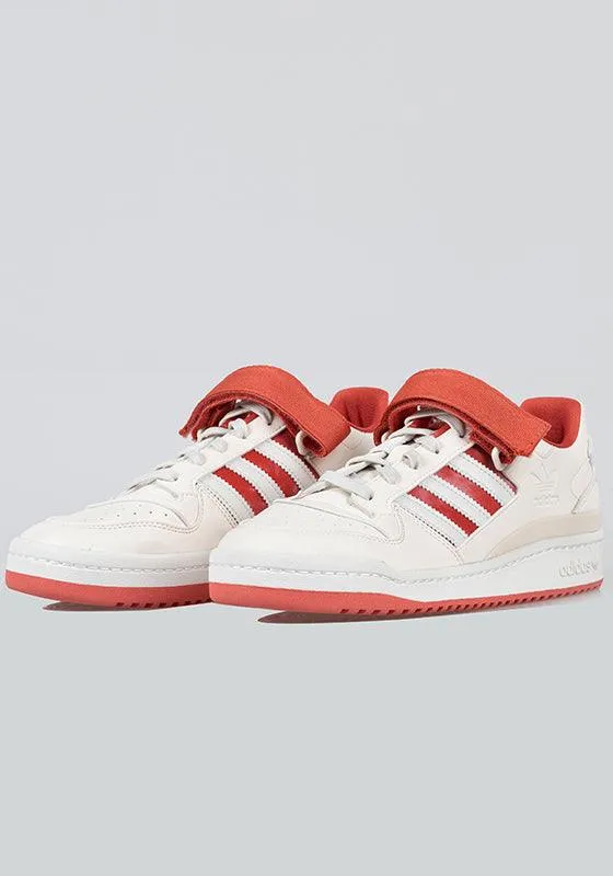 Snoop Dogg Adidas Shoes X Parley Forum Low - Chalk White/Red