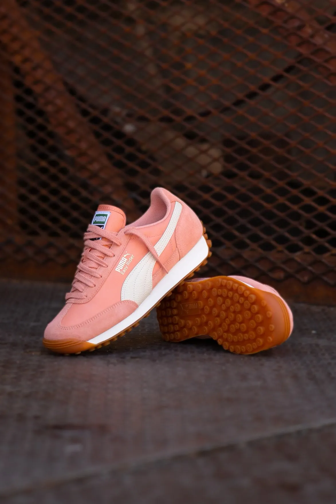 Asics Shoe Sizes Womens Puma Easy Rider Vintage (Deeva Peach/Alpinesnow/Puma Gold)