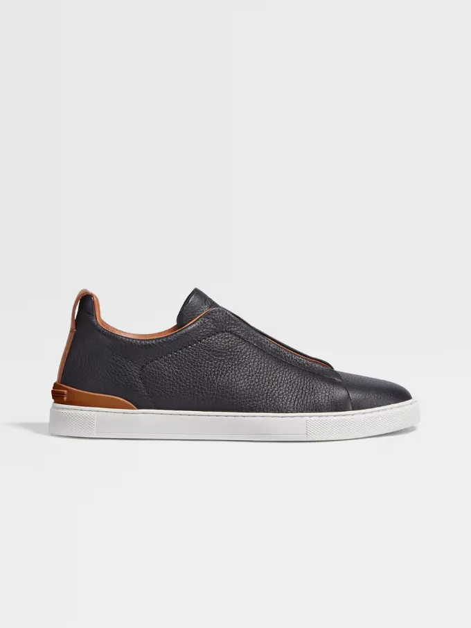 Slip On Heels Platform Zegna Triple Stitch Low-Top Sneaker